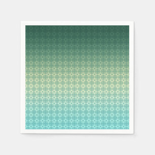 Bloemen ornament, gradiënt servet