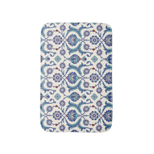 Bloemen Ornament: Traditioneel Arabisch patroon. Badmat (Voorkant Verticaal)