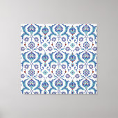 Bloemen Ornament: Traditioneel Arabisch patroon. Canvas Afdruk (Voorkant)