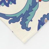 Bloemen Ornament: Traditioneel Arabisch patroon. Fleece Deken (Hoek)
