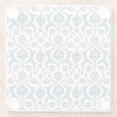 Bloemen Ornament: Traditioneel Arabisch patroon. Glazen Onderzetter (Achterkant)