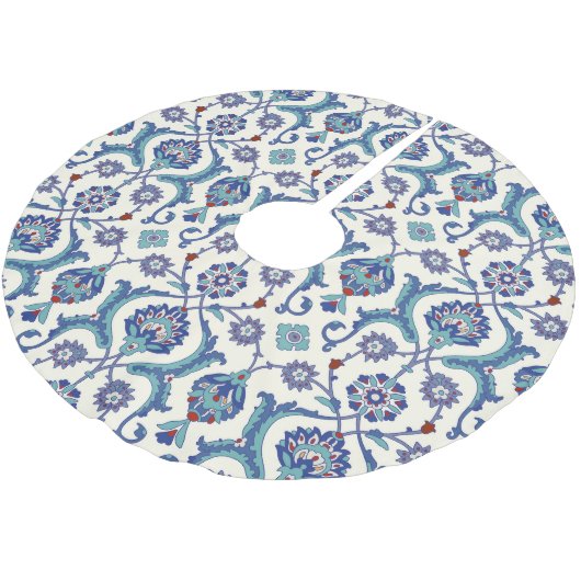 Bloemen Ornament: Traditioneel Arabisch patroon. Kerstboom Rok (Gekanteld)