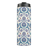 Bloemen Ornament: Traditioneel Arabisch patroon. Thermosbeker (Voorkant)