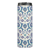 Bloemen Ornament: Traditioneel Arabisch patroon. Thermosbeker (Achterkant)