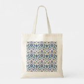 Bloemen Ornament: Traditioneel Arabisch patroon. Tote Bag (Achterkant)