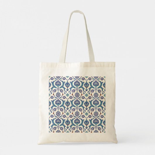 Bloemen Ornament: Traditioneel Arabisch patroon. Tote Bag (Achterkant)