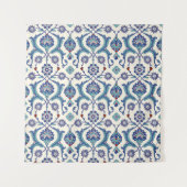 Bloemen Ornament: Traditioneel Arabisch patroon. Wandkleed (Voorkant)