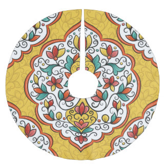 Bloemen Ornament: Turks-Indische motieven. Kerstboom Rok