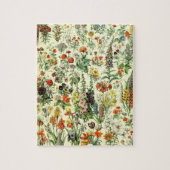  bloemen oude illustratie kunst legpuzzel (Verticaal)