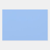 Bloemen over alles, peach, blauw, groene Waterverf Inpakpapier Vel (Voorkant 3)