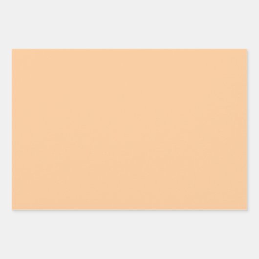 Bloemen over alles, peach, blauw, groene Waterverf Inpakpapier Vel (Voorkant 2)