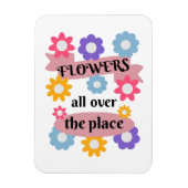 Bloemen overal magneet (Verticaal)