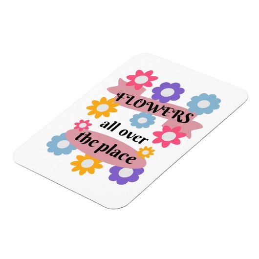 Bloemen overal magneet (Linkerzijde)