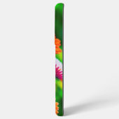 Bloemen overal samsung galaxy hoesje (Achterkant horizontaal)