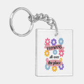 Bloemen overal sleutelhanger (Voorkant Links)