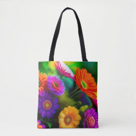 Bloemen overal tote bag