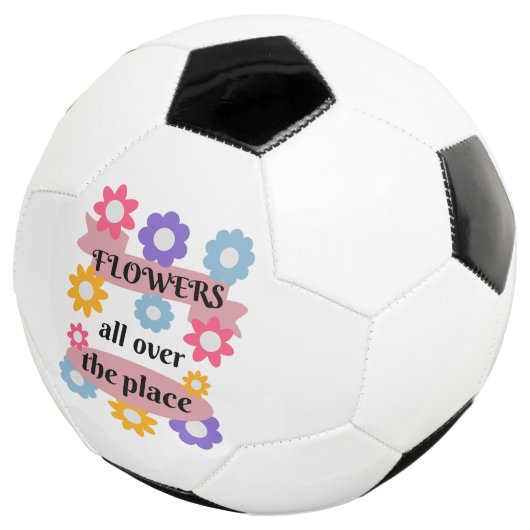 Bloemen overal voetbal (Drie kwart)