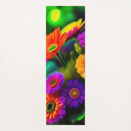 Bloemen overal yogamat (Voorkant)