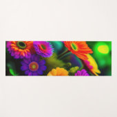 Bloemen overal yogamat (Voorkant (horizontaal))