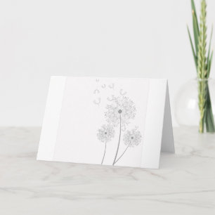 Bloemen Paardenbloem Bloemen Vrede Liefde Lotsbest Kaart
