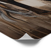  Bloemen Paardenschilderij Poster (Hoek)