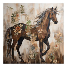  Bloemen Paardenschilderij