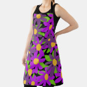 Bloemen paars en groen schort (Insitu)