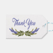 Bloemen Paarse dank u lavendel bloem Cadeaulabel (Voorkant (Horizontaal))