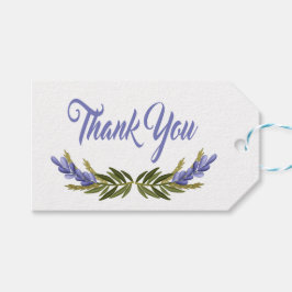 Bloemen Paarse dank u lavendel bloem Cadeaulabel