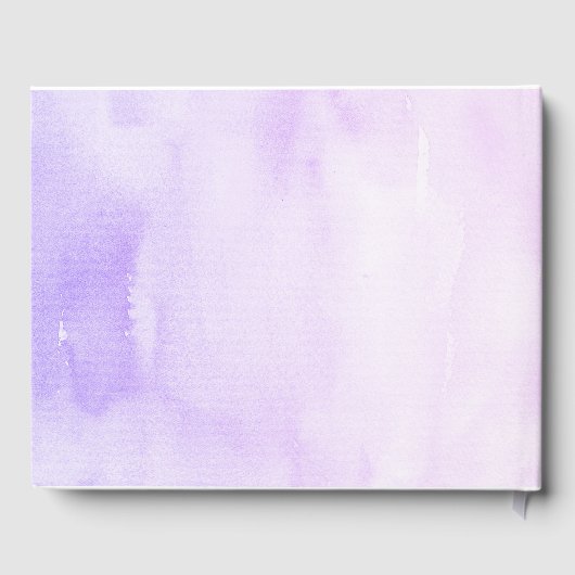 Bloemen Paarse Glitter Pumpkin Baby shower Gastenboek (Achterkant)