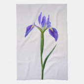 Bloemen | Paarse Iris-ventilator Theedoek (Verticaal)