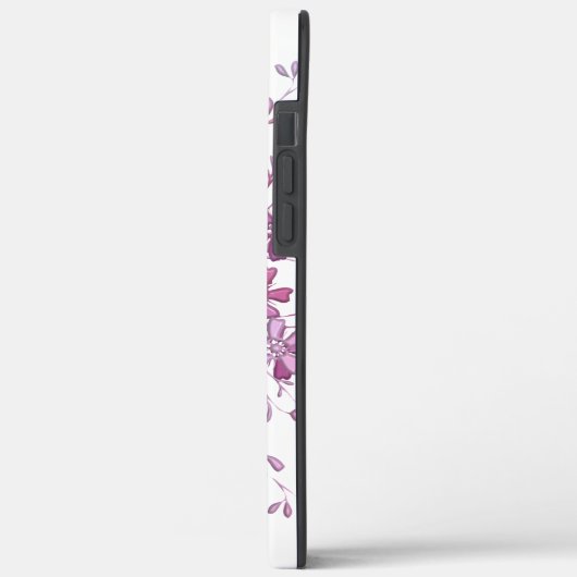 Bloemen  paarse mandala Case-Mate iPhone case (Achterkant / Links)