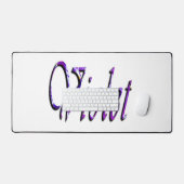 Bloemen Paarse Violet naam, bureaumat (Keyboard & Muis)