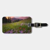 Bloemen | Paarse wilde bloemen Colorado Bagagelabel (Voorkant horizontaal)