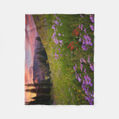 Bloemen | Paarse wilde bloemen Colorado Fleece Deken (Voorkant)