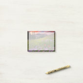 Bloemen | Paarse wilde bloemen Colorado Post-it® Notes (Op bureau)