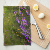 Bloemen | Paarse wilde bloemen Colorado Theedoek (Quarter Fold)