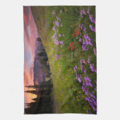 Bloemen | Paarse wilde bloemen Colorado Theedoek (Verticaal)