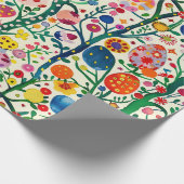 Bloemen Paasei Plant Cadeaupapier (Hoek)