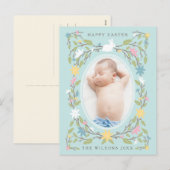  Bloemen Paaskaart Feestdagenkaart (Voorkant / Achterkant)