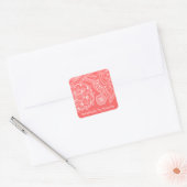 Bloemen & Paisley Patter, ID Stickers (Envelop)