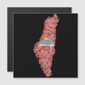 Bloemen Palestina kaart Koepel van Rock al quads G (Voorkant / Achterkant)