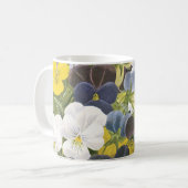  Bloemen Pansy Flowers Patroon Mok (Voorkant links)