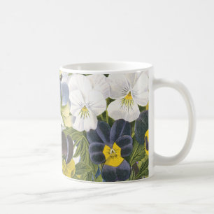 Bloemen Pansy Flowers Patroon Mok