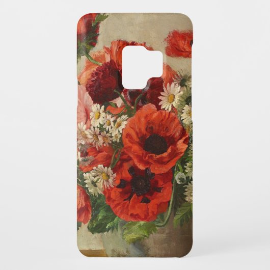 bloemen, papaver Case-Mate samsung galaxy hoesje (Achterkant)