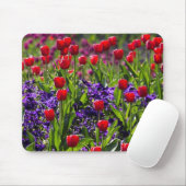 Bloemen papaver muismat (Met muis)