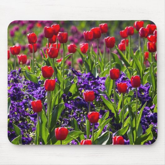 Bloemen papaver muismat (Voorkant)