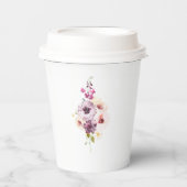  Bloemen Papier Beker (Voorkant)