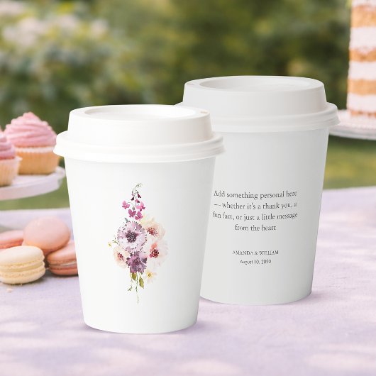 Bloemen Papier Beker