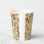  bloemen  papieren bekers (Rechts)